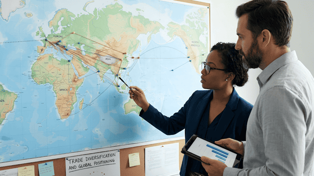 Trade Diversification and Global Positioning
