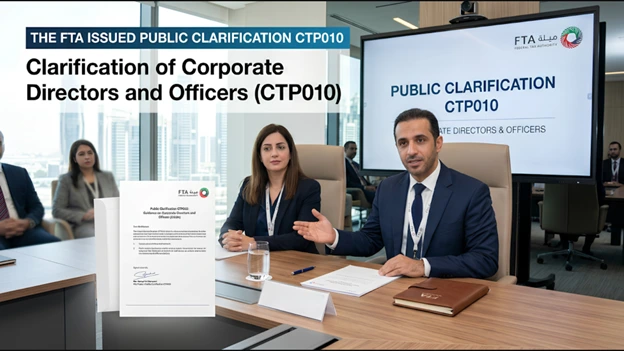 FTA Clarification CTP010 Director vs Officer in UAE Corporate Tax (Article 36 Explained)